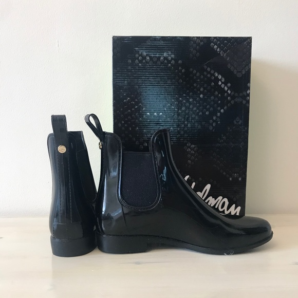 Sam Edelman Shoes - LIKE NEW BLACK ANKLE RAIN BOOTS SAM EDELMAN